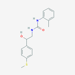 1-(2-Hydroxy-2-(4-(methylthio)phenyl)ethyl)-3-(o-tolyl)urea