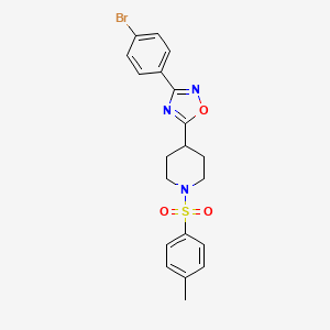 3-(4-Bromophenyl)-5-(1-tosylpiperidin-4-yl)-1,2,4-oxadiazole