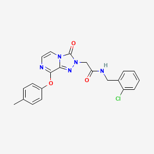 N-(2-chlorobenzyl)-2-(3-oxo-8-(p-tolyloxy)-[1,2,4]triazolo[4,3-a]pyrazin-2(3H)-yl)acetamide
