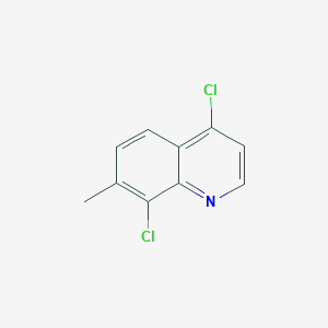 molecular formula C10H7Cl2N B2439104 4,8-二氯-7-甲基喹啉 CAS No. 1700268-28-5