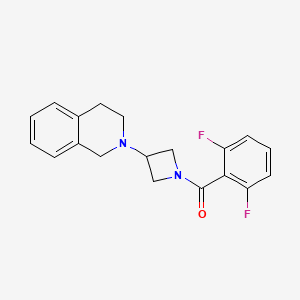 (2,6-difluorophenyl)(3-(3,4-dihydroisoquinolin-2(1H)-yl)azetidin-1-yl)methanone