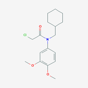 2-Chloro-N-(cyclohexylmethyl)-N-(3,4-dimethoxyphenyl)acetamide