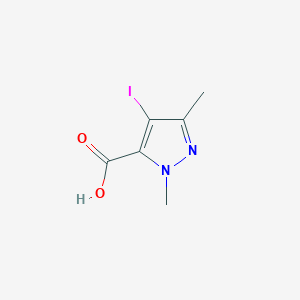 molecular formula C6H7IN2O2 B2439195 4-碘-1,3-二甲基-1H-吡唑-5-羧酸 CAS No. 67208-10-0