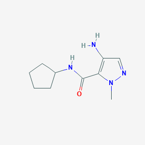 4-amino-N-cyclopentyl-2-methylpyrazole-3-carboxamide