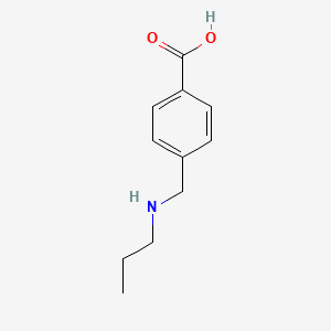 molecular formula C11H15NO2 B2439332 4-(Propylaminomethyl)benzoic acid CAS No. 331942-45-1