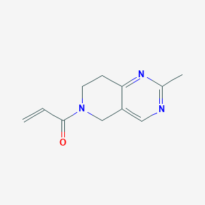 molecular formula C11H13N3O B2439336 1-(2-Methyl-7,8-dihydro-5H-pyrido[4,3-d]pyrimidin-6-yl)prop-2-en-1-one CAS No. 2196076-28-3
