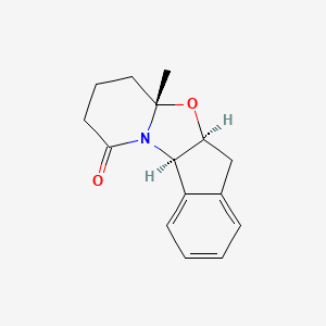 (4BR,9AS,10AS)-9A-Methyl-7,8,9,9A,10A,11-hexahydroindeno[1',2':4,5]oxazolo[3,2-A]pyridin-6(4BH)-one