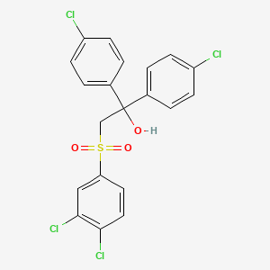 1,1-Bis(4-chlorophenyl)-2-[(3,4-dichlorophenyl)sulfonyl]-1-ethanol