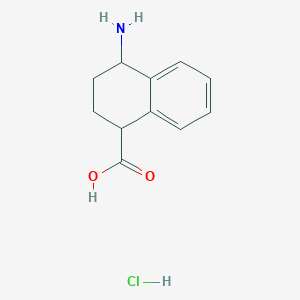 4-Amino-1,2,3,4-tetrahydronaphthalene-1-carboxylic acid hydrochloride