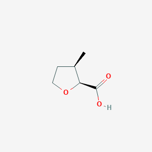 molecular formula C6H10O3 B2439395 rac-(2R,3S)-3-methyloxolane-2-carboxylic acid, cis CAS No. 141072-96-0; 617690-22-9