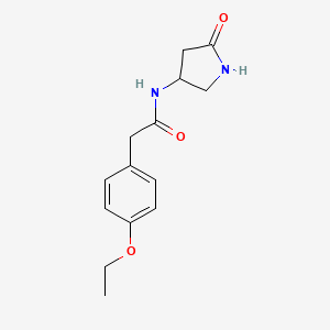 2-(4-ethoxyphenyl)-N-(5-oxopyrrolidin-3-yl)acetamide