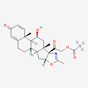 molecular formula C25H31NO6 B2439415 Deflazacort-d3 CAS No. 2280940-17-0