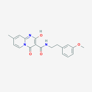 2-hydroxy-N-(3-methoxyphenethyl)-8-methyl-4-oxo-4H-pyrido[1,2-a]pyrimidine-3-carboxamide