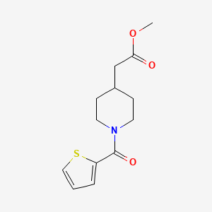 Methyl 2-[1-(thiophene-2-carbonyl)piperidin-4-yl]acetate