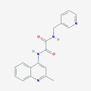 molecular formula C18H16N4O2 B2439455 N1-(2-甲基喹啉-4-基)-N2-(吡啶-3-基甲基)草酰胺 CAS No. 941963-34-4