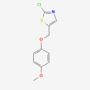2-Chloro-5-[(4-methoxyphenoxy)methyl]-1,3-thiazole