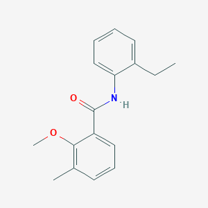 molecular formula C17H19NO2 B243951 N-(2-ethylphenyl)-2-methoxy-3-methylbenzamide 