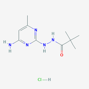 N'-(4-amino-6-methylpyrimidin-2-yl)pivalohydrazide hydrochloride