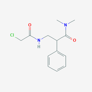 3-[(2-Chloroacetyl)amino]-N,N-dimethyl-2-phenylpropanamide