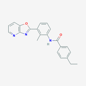 4-ethyl-N-(2-methyl-3-[1,3]oxazolo[4,5-b]pyridin-2-ylphenyl)benzamide