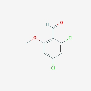 molecular formula C8H6Cl2O2 B2439542 2,4-Dichloro-6-methoxybenzaldehyde CAS No. 78444-52-7