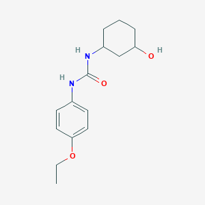 molecular formula C15H22N2O3 B2439556 1-(4-Ethoxyphenyl)-3-(3-hydroxycyclohexyl)urea CAS No. 1396887-03-8