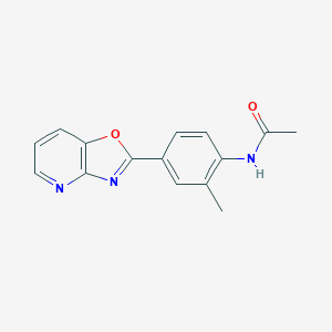N-[2-methyl-4-([1,3]oxazolo[4,5-b]pyridin-2-yl)phenyl]acetamide