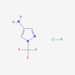 1-(Trifluoromethyl)-1H-pyrazol-4-amine hydrochloride