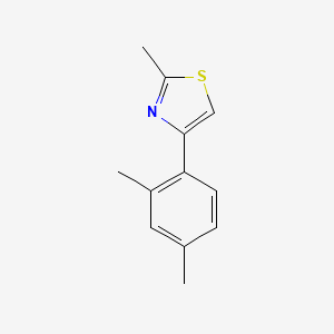 molecular formula C12H13NS B2439650 4-(2,4-Dimethylphenyl)-2-methyl-1,3-thiazole CAS No. 259654-95-0