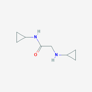 molecular formula C8H14N2O B2439684 N-环丙基-2-(环丙基氨基)乙酰胺 CAS No. 1016742-15-6