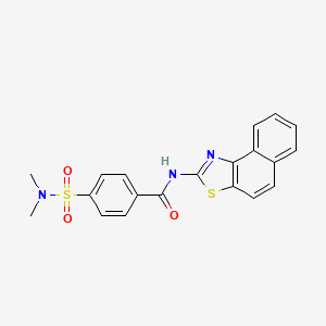 4-(N,N-dimethylsulfamoyl)-N-(naphtho[1,2-d]thiazol-2-yl)benzamide