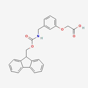 2-{3-[({[(9H-fluoren-9-yl)methoxy]carbonyl}amino)methyl]phenoxy}acetic acid
