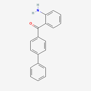 molecular formula C19H15NO B2439810 2-(4-Phenylbenzoyl)aniline CAS No. 91713-53-0