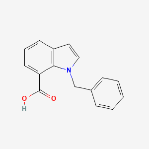 molecular formula C16H13NO2 B2439833 1-Benzyl-1h-indole-7-carboxylic acid CAS No. 1094217-58-9