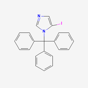 molecular formula C22H17IN2 B2439852 5-iodo-1-trityl-1H-imidazole CAS No. 191544-97-5