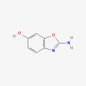 molecular formula C7H6N2O2 B2439853 2-氨基苯并[d]噁唑-6-醇 CAS No. 1806576-91-9