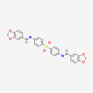 4-(Piperonylideneamino)phenyl sulfone