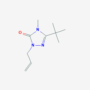 molecular formula C10H17N3O B2439923 3-叔丁基-4-甲基-1-(丙-2-烯-1-基)-4,5-二氢-1H-1,2,4-三唑-5-酮 CAS No. 2201996-30-5