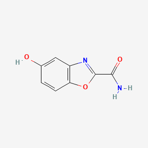 molecular formula C8H6N2O3 B2439924 5-羟基-1,3-苯并恶唑-2-甲酰胺 CAS No. 1806524-82-2