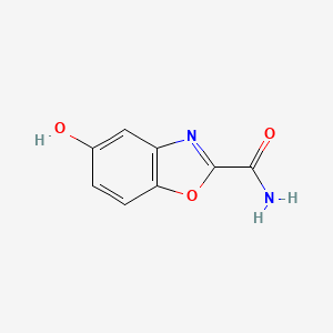 molecular formula C8H6N2O3 B2439924 5-ヒドロキシ-1,3-ベンゾオキサゾール-2-カルボキサミド CAS No. 1806524-82-2