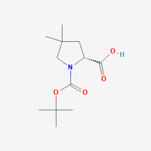(R)-1-(tert-Butoxycarbonyl)-4,4-dimethylpyrrolidine-2-carboxylic acid