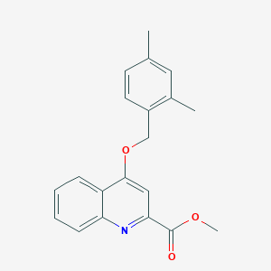 molecular formula C20H19NO3 B2440039 6-{[4-(4-ethoxybenzoyl)piperazin-1-yl]sulfonyl}-3-ethyl-1,3-benzoxazol-2(3H)-one CAS No. 1358309-82-6