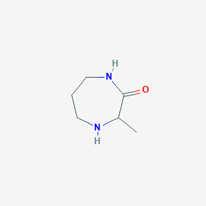 molecular formula C6H12N2O B2440058 3-甲基-1,4-二氮杂戊环-2-酮 CAS No. 217973-05-2
