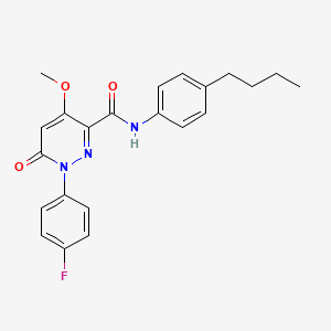 N-(4-butylphenyl)-1-(4-fluorophenyl)-4-methoxy-6-oxo-1,6-dihydropyridazine-3-carboxamide