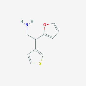 2-(Furan-2-yl)-2-thiophen-3-ylethanamine