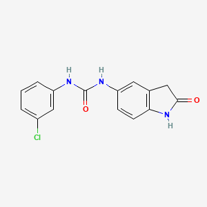 molecular formula C15H12ClN3O2 B2440148 1-(3-Chlorophenyl)-3-(2-oxoindolin-5-yl)urea CAS No. 1171871-97-8