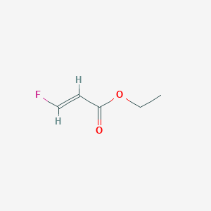 molecular formula C5H7FO2 B2440156 Ethyl 3-fluoroprop-2-enoate CAS No. 131981-92-5