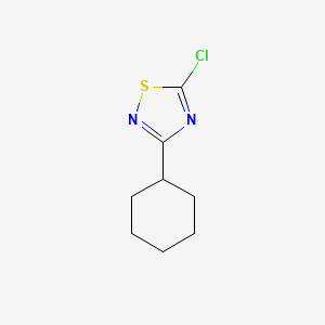 molecular formula C8H11ClN2S B2440157 5-氯-3-环己基-1,2,4-噻二唑 CAS No. 1423042-49-2