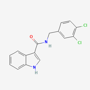 N-(3,4-dichlorobenzyl)-1H-indole-3-carboxamide
