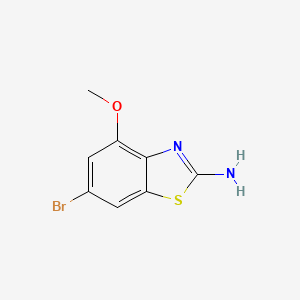 B2440175 6-Bromo-4-methoxy-1,3-benzothiazol-2-amine CAS No. 383131-03-1
